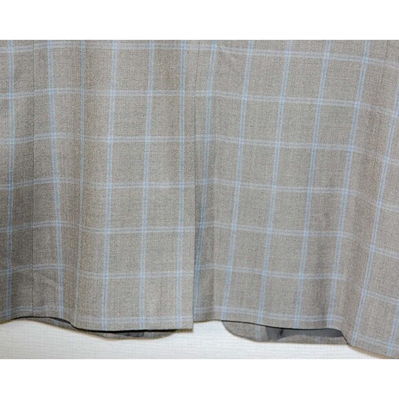 Ralph Lauren Blazer Sz 46XL Silk Wool Blend Gray Blue Plaid Green Label EUC - Picture 5 of 7